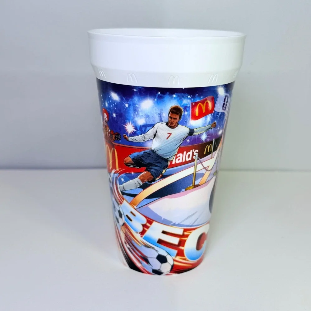 McDonalds 2006 FIFA World Cup David Beckham Soccer Souvenir Plastic Cup 32oz